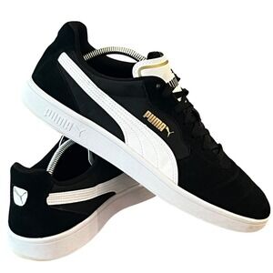 Puma Astro Kick Suede Sneakers Mens 11 Black White 369115-01